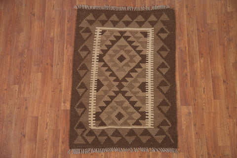 Geometric Kilim Oriental Area Rug 3x4