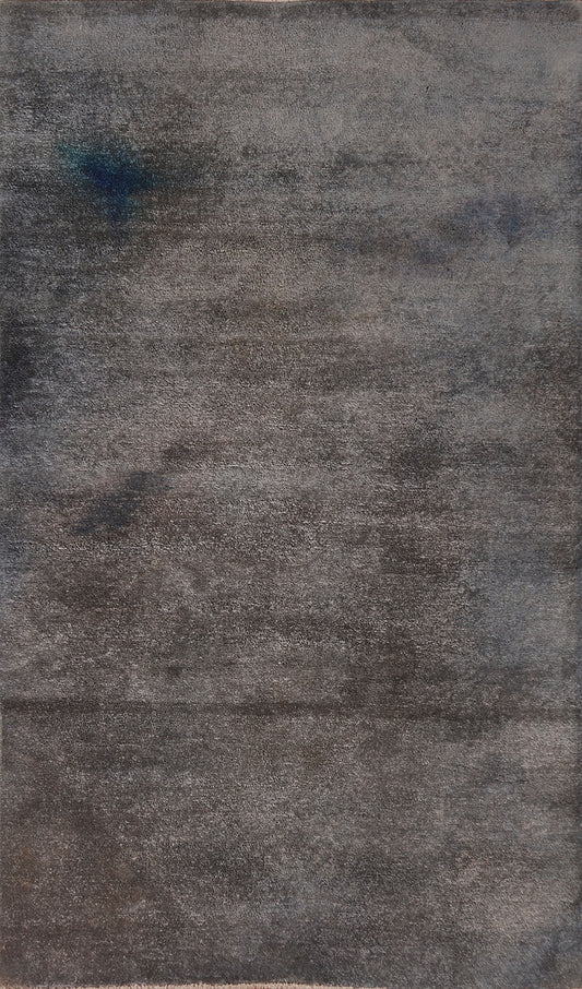 Distressed Over-Dyed Gabbeh Oriental Area Rug 3x6