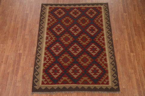 Geometric Kilim Oriental Area Rug 5x7