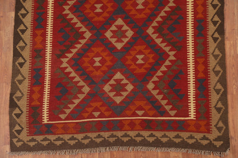 Kilim Reversible Wool Area Rug 5x7