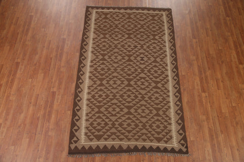 Reversible Wool Kilim Oriental Area Rug 5x9