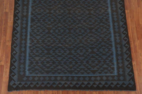 Blue Kilim Oriental Area Rug 7x10