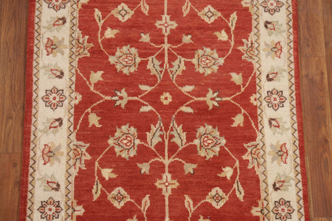 Red Wool Chobi Peshawar Oriental Area Rug 3x5