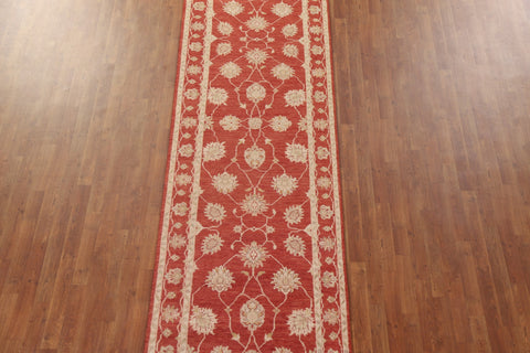 Floral Chobi Peshawar Oriental Runner Rug 3x16