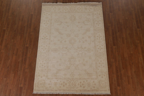 Hand-Knotted Chobi Peshawar Wool Area Rug 6x8