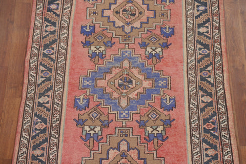 Vegetable Dye Tabriz Persian Runner Rug 4x13