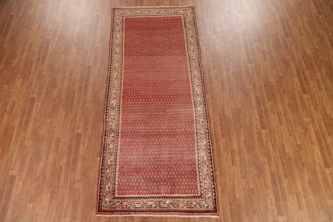 Red Botemir Persian Runner Rug 4x10