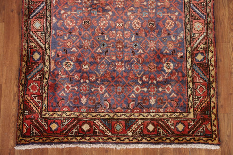 Vintage Mahal Persian Runner Rug 4x10