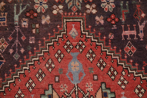 Tribal Geometric Abadeh Persian Area Rug 5x8