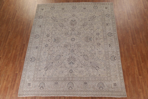 Distressed Tabriz Persian Area Rug 10x11