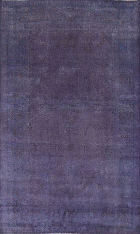 Purple Over-Dyed Tabriz Persian Area Rug 7x10