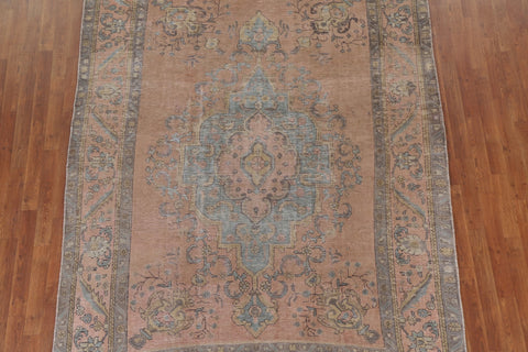 Antique Tabriz Persian Area Rug 7x9