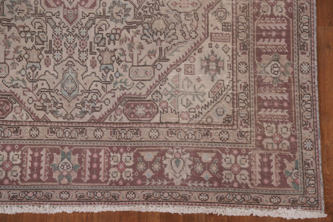 Distressed Tabriz Persian Area Rug 6x10