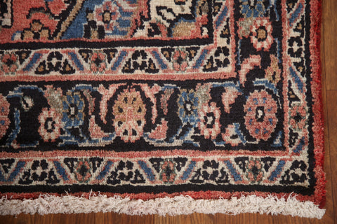 Vintage Wool Hamedan Persian Runner Rug 3x8