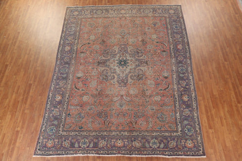 Vintage Wool Tabriz Persian Area Rug 10x13