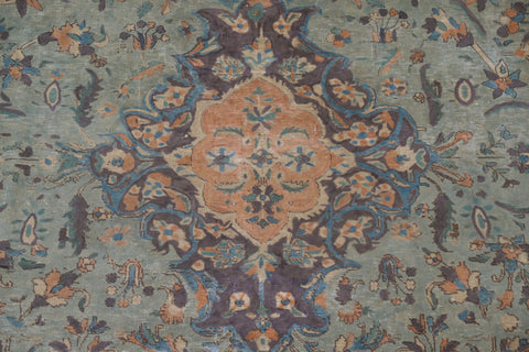 Over-Dyed Tabriz Persian Area Rug 8x11