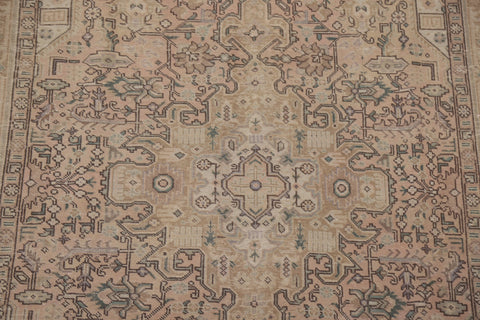 Distressed Tabriz Persian Area Rug 7x10