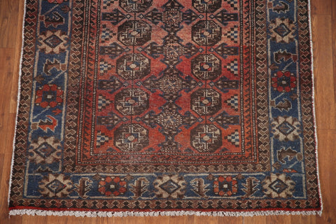 Vintage Wool Balouch Persian Runner Rug 4x11