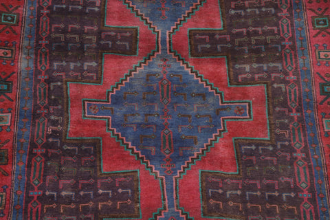 Geometric Wool Ardebil Persian Area Rug 5x9