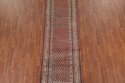 Wool Boteh Botemir Persian Runner Rug 3x11