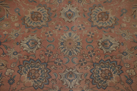 Square Tabriz Persian Vintage Area Rug 11x11