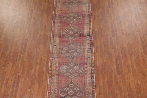 Geometric Ardebil Persian Runner Rug 3x13