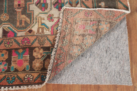 Brown Wool Nahavand Persian Area Rug 5x10