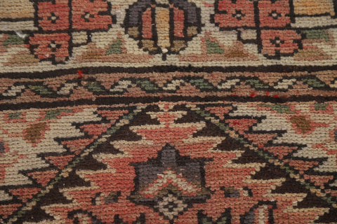 Geometric Hamedan Persian Runner Rug 4x10