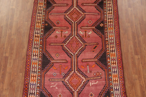 Pink Geometric Lori Persian Area Rug 5x9