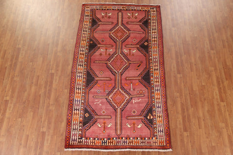 Pink Geometric Lori Persian Area Rug 5x9