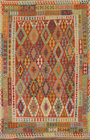 Colorful Kilim Oriental Area Rug 8x11