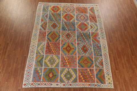 Geometric Kilim Oriental Area Rug 9x11