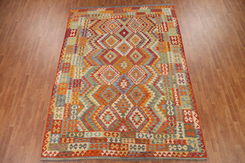 Colorful Kilim Oriental Area Rug 8x11