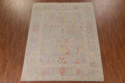 Vegetable Dye Oushak Turkish Area Rug 8x10