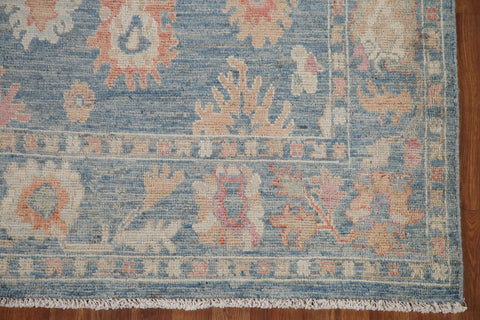 Vegetable Dye Oushak Turkish Area Rug 5x9