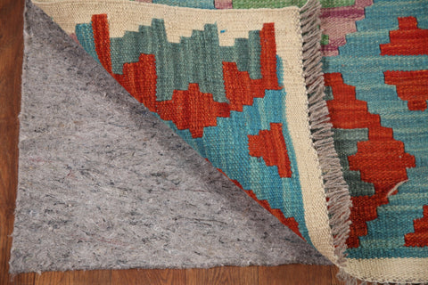 Reversible Wool Kilim Oriental Area Rug 5x6