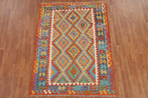 Colorful Kilim Oriental Area Rug 5x7