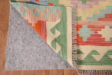 Colorful Geometric Kilim Area Rug 5x7