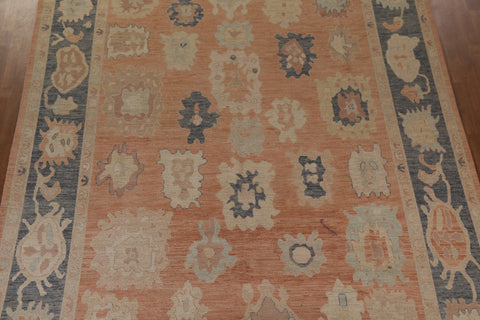 Vegetable Dye Oushak Turkish Area Rug 10x13