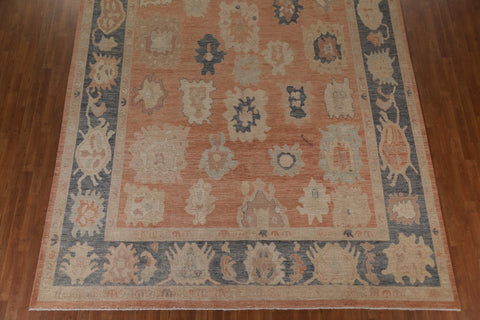 Vegetable Dye Oushak Turkish Area Rug 10x13