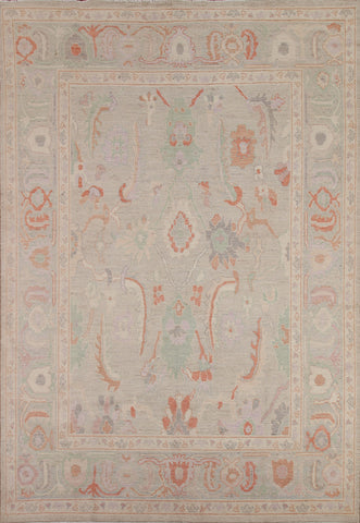 Vegetable Dye Oushak Turkish Area Rug 8x10