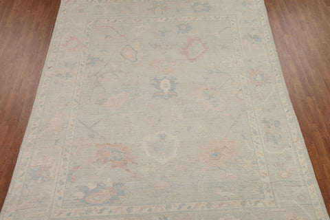 Vegetable Dye Oushak Turkish Area Rug 9x12