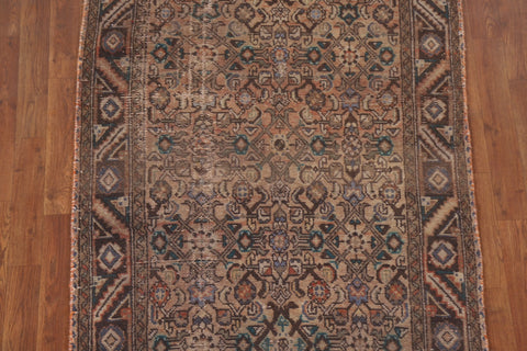 Geometric Mahal Persian Runner Rug 4x10