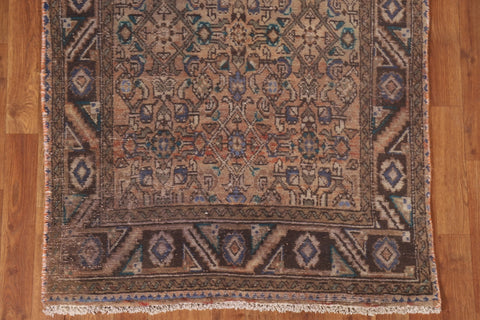 Geometric Mahal Persian Runner Rug 4x10