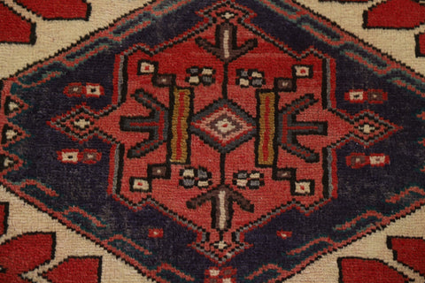 Vegetable Dye Gharajeh Persian Runner Rug 3x11