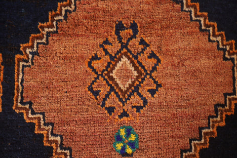 Orange Wool Lori Persian Area Rug 4x8