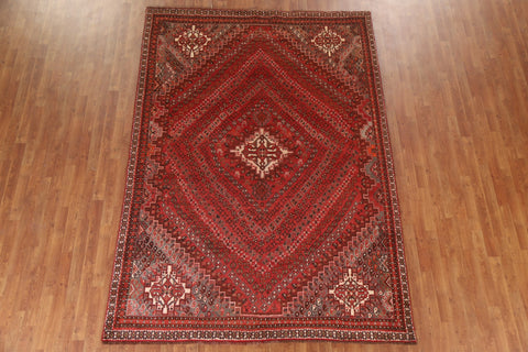 Vegetable Dye Qashqai Persian Area Rug 7x10