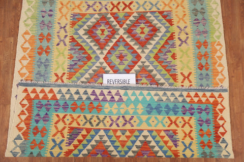 Colorful Kilim Oriental Area Rug 6x7