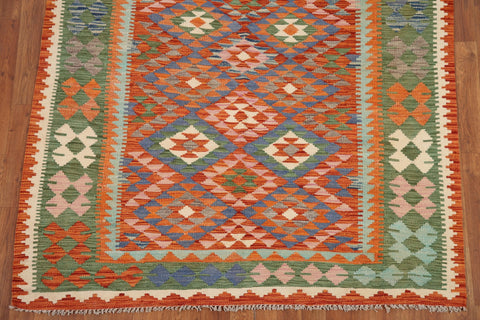 Colorful Kilim Oriental Area Rug 5x6