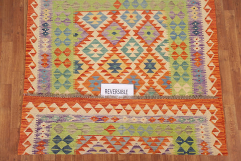 Geometric Kilim Oriental Area Rug 5x6